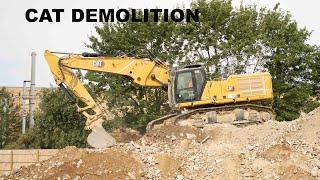 CAT 336 and 340 HRD clearing a site. #caterpillar