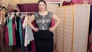 How to Hide a Stomach in a Fitted Dress : Fashion Advice for All Body Types