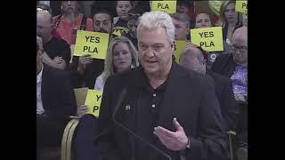 Keith Maddox testimony in support of PLA at San Diego Airport