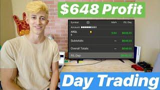 How I Made +$600 Profit Day Trading 1 Stock | Ricky Gutierrez