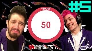 CSGO JACKPOT Sodapoppin & Phantoml0rd OVER 20000$ POT PART #5