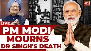 PM Modi LIVE Speech: PM Modi Mourns Dr Mannohan Singh's Death | Manmohan Singh Death News | PM Modi