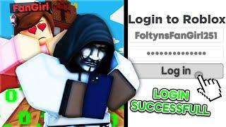 I HACKED Into A FAN GIRL Account And It Got WEIRD.. (Roblox Bedwars)