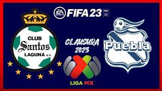 Santos Laguna vs Puebla (Liga BBVA) Fifa 22/23 Gameplay Highlights (No Commentary)