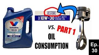 Valvoline Premium Blue Restore vs. Oil Consumption | Oil BurningExperiments | Episode 30