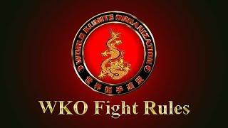 WKO Fight Rules