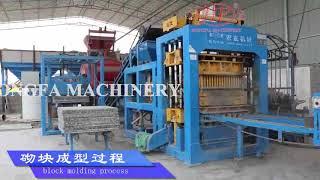 HongFa 10-15C full automatic concrete block making machine