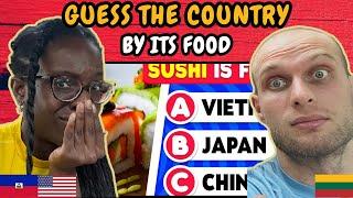 REACTION TO  Guess the Country by its Food  | Country Quiz | FIRST TIME WATCHING