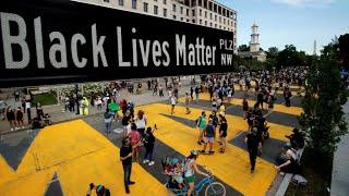 Mayor inaugurates 'Black Lives Matter Plaza' in DC with giant yellow letters