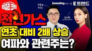 천연가스 전망 가스 값 상승에 어떤영향 있을까? | 김수현 콘텐츠총괄이사 | 강흥보 센터장 | 인베스팅 닷컴 | 위클리코믹스 | 천연가스 관련주 | E트렌드 |