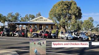 Can-am Spyder and Ryker – and Chicken Races?? Roma to Tambo – Western Queensland 2024