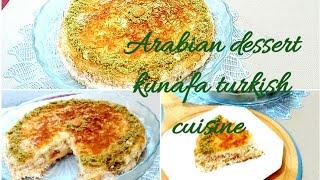 Kunafa without oven | famous Arabian dessert |Turkish cuisine by syed Maria's kitchen