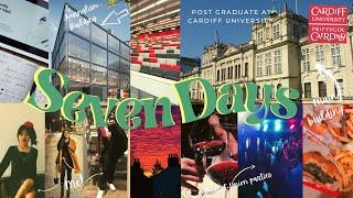 || CARDIFF UNIVERSITY (POST GRADUATE) : A week in my life ||