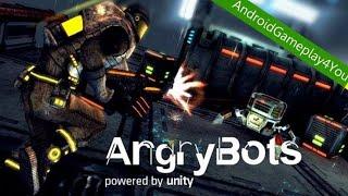 Angry bots 3D unity demo Gameplay - Apk