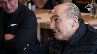 Il Presidente Rocco Commisso torna al Viola Park e saluta la squadra e Mister Palladino