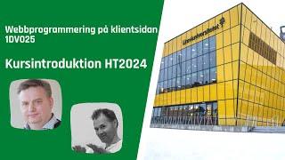 1DV025 - Kursintroduktion 2024 - Kursvecka 1