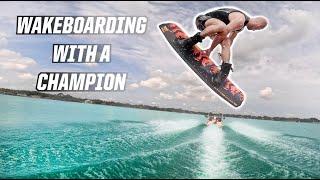 WAKEBOARDING WITH A CHAMPION - THOMAS HERMAN