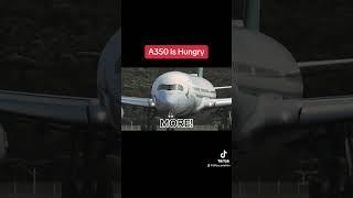 A350 Is Hungry #meme #plane #funny #aviation #airbus #shorts