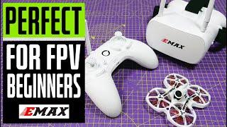 EMAX Tinyhawk II whoop FPV drone beginner package // EMAX Google and RC Transmitter  // Full Review