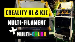 Creality K1 & K1C: Multi-Filament and Multi-Color System Project (MFS) | Drying and Print Quality