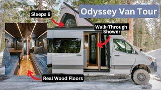 LUXURY VAN TOUR | “ODYSSEY”  | Scandinavian Design | DIY build