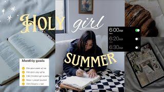 HOLY GIRL SUMMER: healthy christian habits for a productive summer