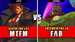 GGST | MTFM (Slayer) VS FAB (Potemkin) | Guilty Gear Strive High level gameplay