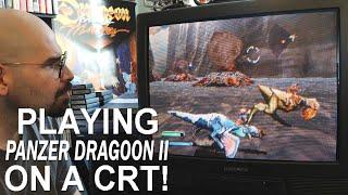 Panzer Dragoon II Zwei for Sega Saturn on a CRT (Memory Lane)