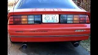 Cold start Iroc z L69 dynomax exhaust.