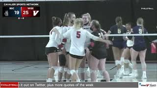 UVA Wise Volleyball Highlights: Aug. 27, 2022