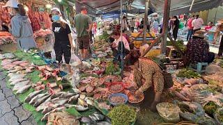 Compilation Food  Market In Cambodia - Lifestyle Of Vendors Selling Food, Street Food & More