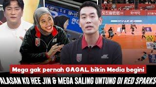 MEGA DI UBER2 MEDIA KOREA! Ko Hee Jin: cuma Mega yg bisa begini, mutlak PENAKLUK SEJARAH RED SPARKS