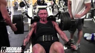 Ron Harris Trains Legs Before Team Universe