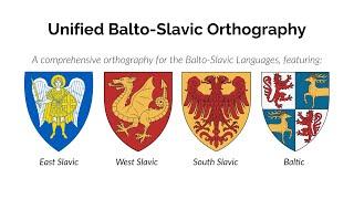 Unified Baltic & Slavic Orthography (Latin, Cyrillic, Glagolitic)