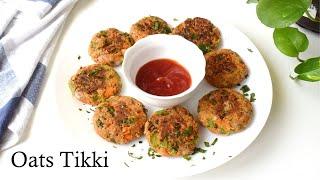 Healthy Oats Tikki | Quick and Easy Tikki Video Recipe