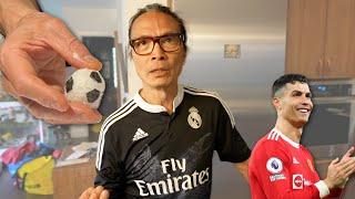 Iron Chef Dad Cooks for Ronaldo.