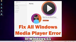 How to Fix All Windows Media Player Issue or Error in Windows 11 PC or Laptop