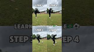Learn Football JUGGLING in 4 QUICK Steps!️ #football #shorts