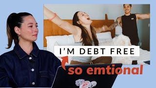 5 Years Debt Free | reacting to paying off $200,000 of debt | aja dang