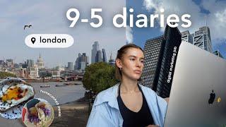 getting back into a routine | a few days in my life living and working a 9-5 job in london