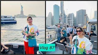 আমেরিকাতে প্রায় ১৫০ বছরের পুরোনো Statue of Liberty & Brooklyn Bridge দেখলাম | River Cruise Journey