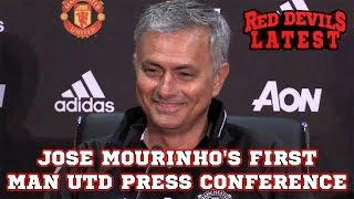 Jose Mourinho's First Manchester United Press Conference As Manager In Full