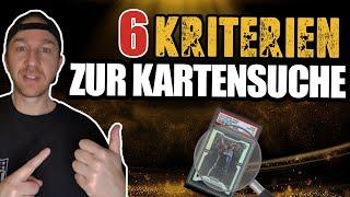 Diese 6 Kriterien helfen mir bei der Kartensuche  Sportscards finden