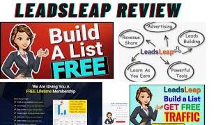 Leadsleap Review - How to use Leadsleap to get traffic for free