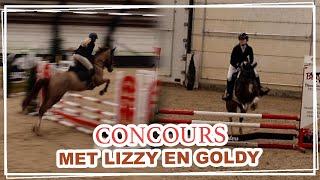 op CONCOURS met LIZZY en GOLDY! || VLOG paardzoektbaas