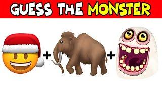 Guess the MONSTER By EMOJI | MY SINGING MONSTERS | ALL WUBOX, MAMMOTT, EPIC WUBBOX