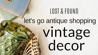 Come Antique Shopping with Me! BIG Thrift Haul, Vintage Decor to Resell and Use for Home Decor