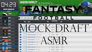 2019 Fantasy Football Mock Draft (Whispered ASMR)