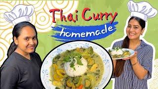 HOME MADE THAI CURRY | COOKING VLOG | KRISHNA MUKHERJEE