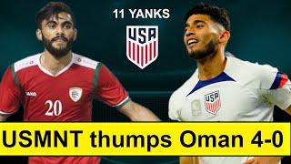 Pepi, Aaronson, Balogun on target as USMNT thrash Oman